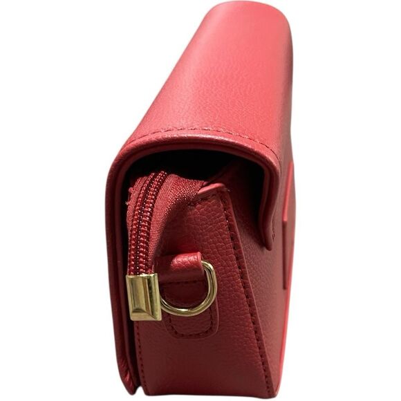 THE MINI BAG Cherry Red Shoulder Crossbody Bag - Picture 5 of 11